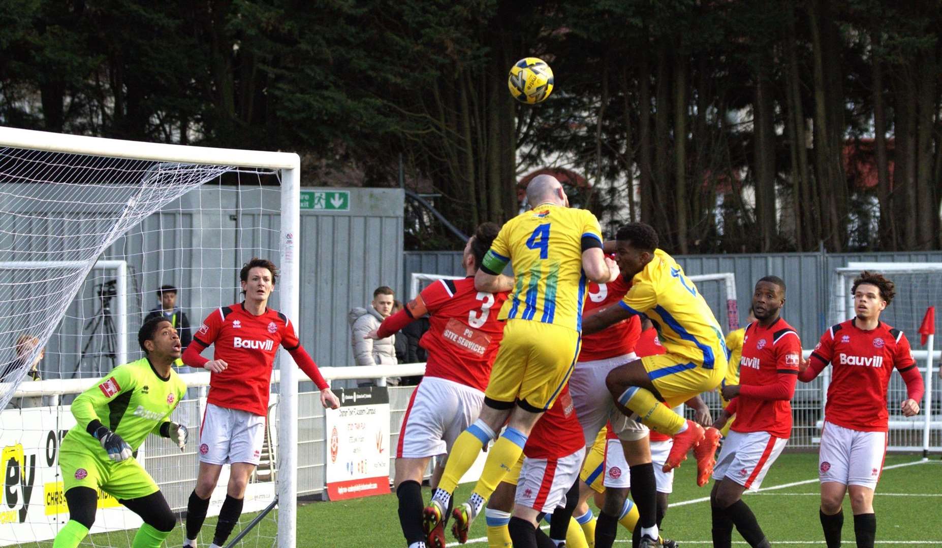 Chatham's game with Sittingbourne finished one apiece Picture: Allen Hollands