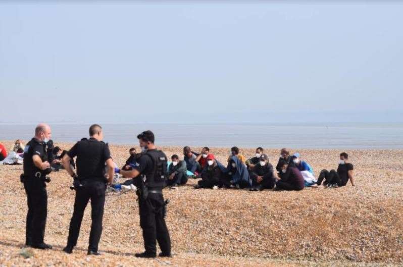 Interceptions have become commonplace along the Kent coast. Picture: PD Photography