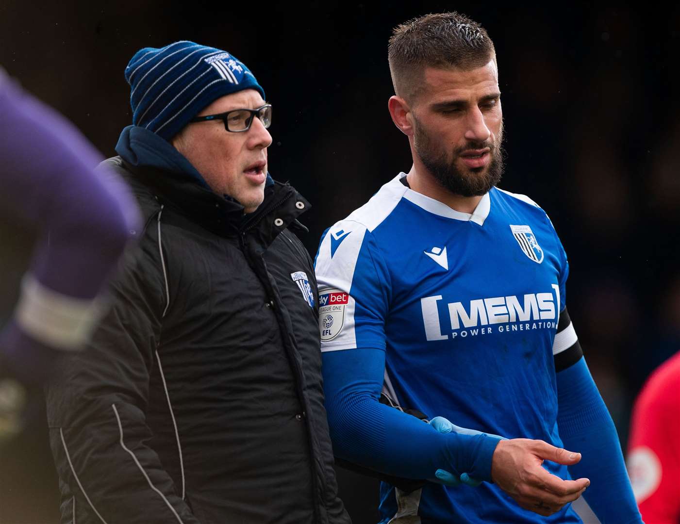 Defender Max Ehmer suffered with shoulder injuries during his time with Gillingham