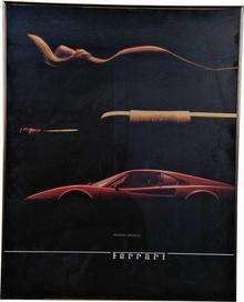 Legendary Ferrari poster