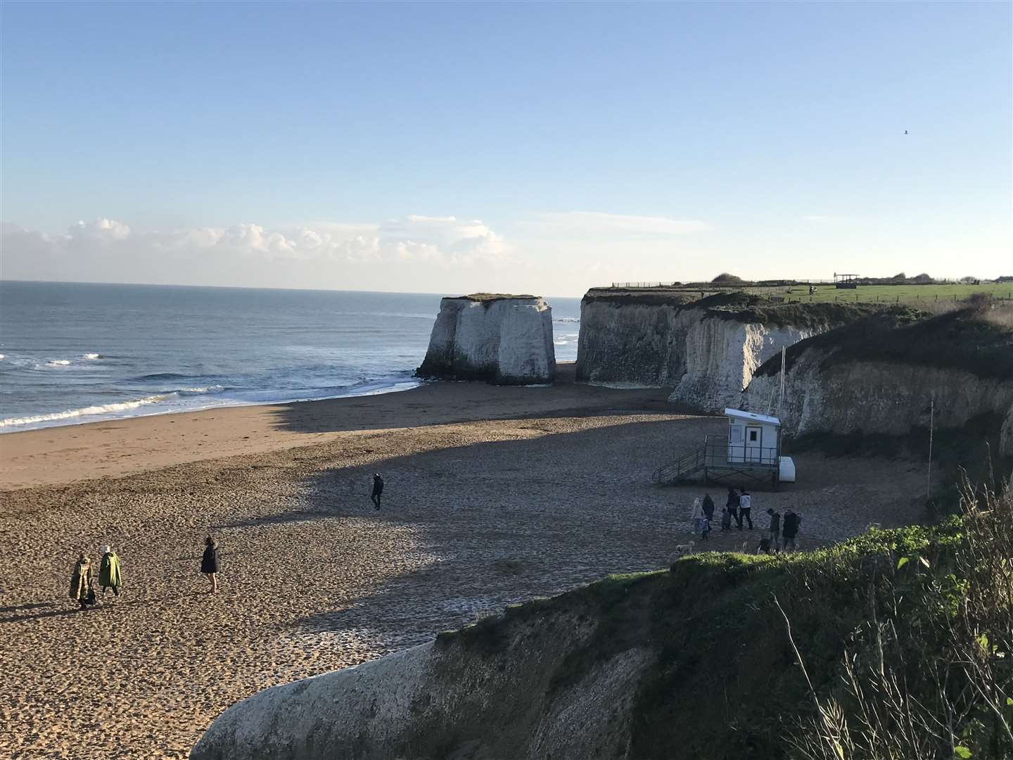 The view of Botany Bay from one of the cliffs