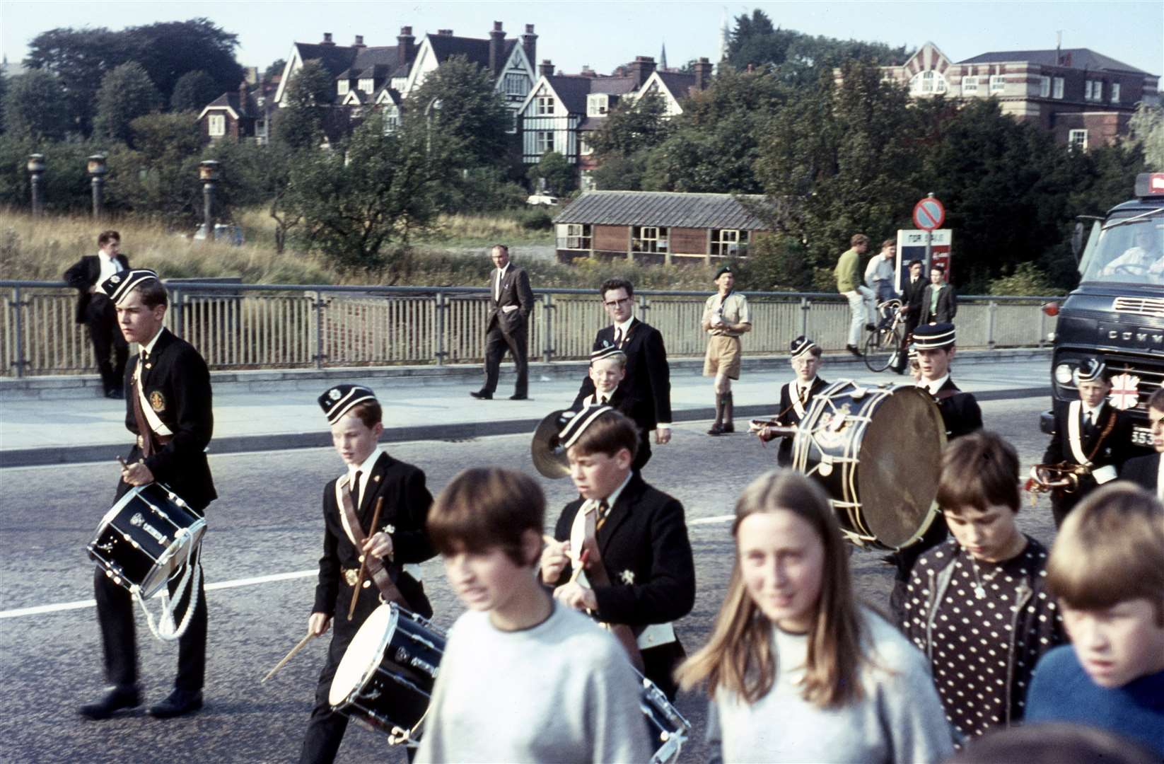 A picture of the Ashford Carnival procession in 1967