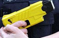 Two tasers were uncovered by police in a hotel room. Stock image