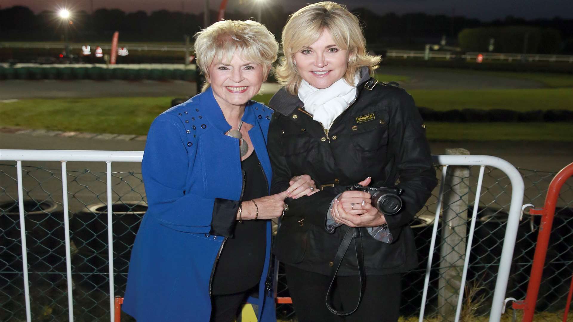 Gloria Huniford, from Sevenoaks and Anthea Turner at the event