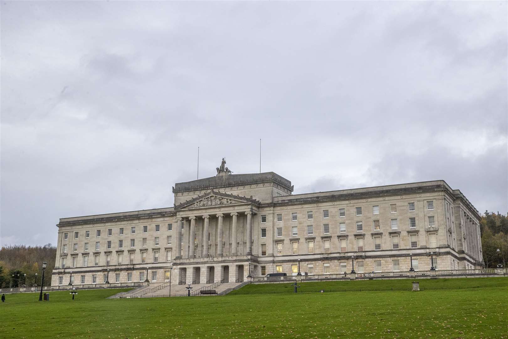 The powersharing institutions at Stormont collapsed last year after the DUP withdrew co-operation in protest at the NI Protocol (Liam McBurney/PA)