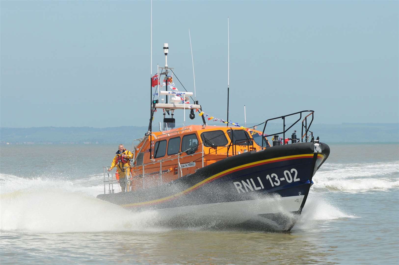Dungeness RNLI rescue boat was launched
