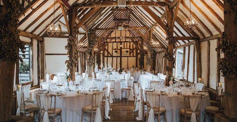 The barns are a memorable setting for an unforgettable day.
