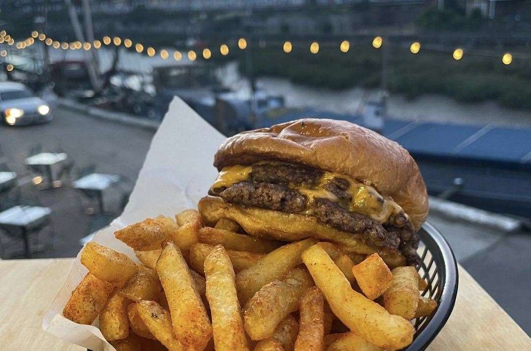 Barge Burger has been opened on Standard Quay in Faversham by the team behind Papà Bianco pizza. Picture: Barge Burger/Instagram