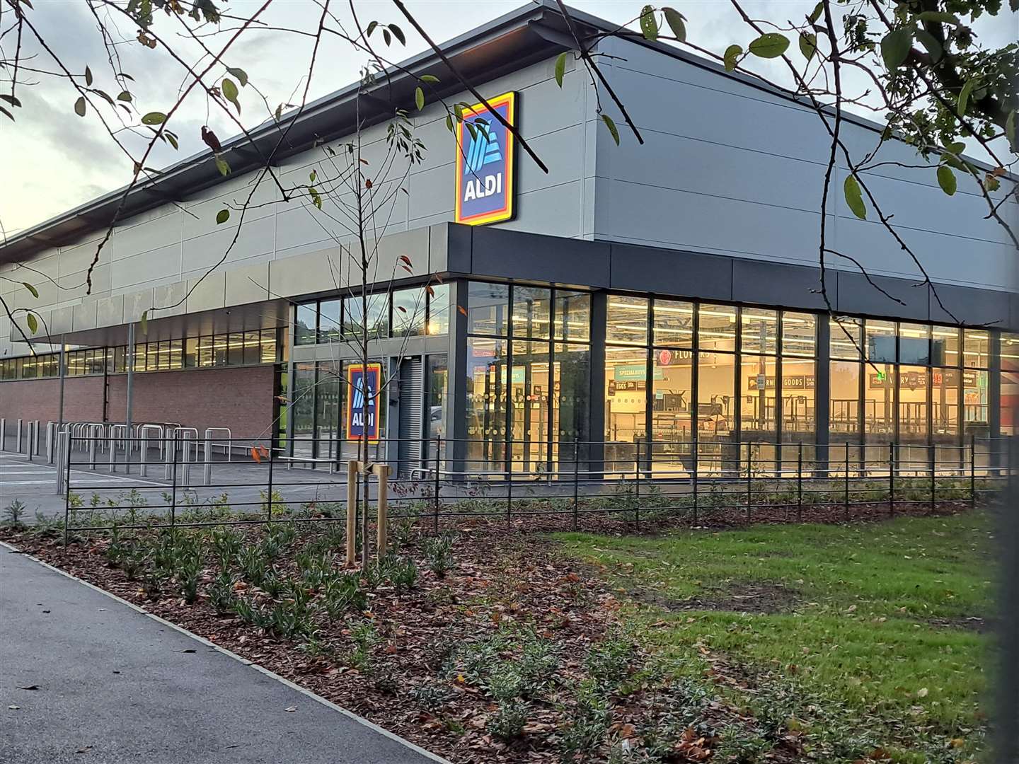 The new Aldi in Kings Hill