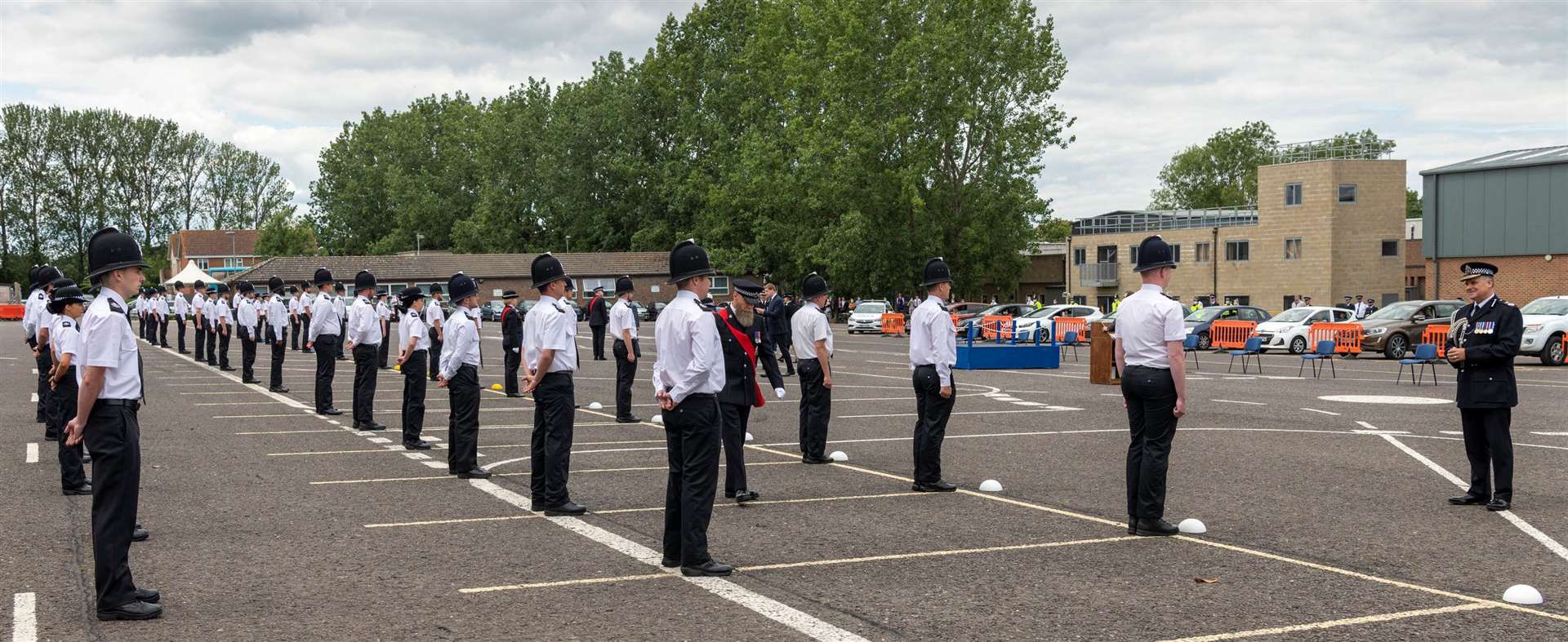 The 55 new recruits can now start their duties