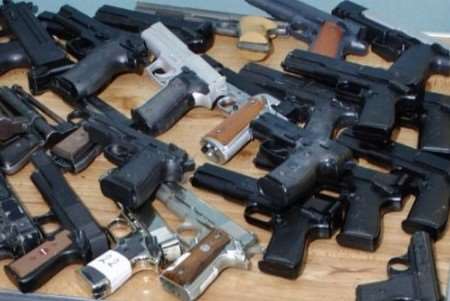 File picture of guns