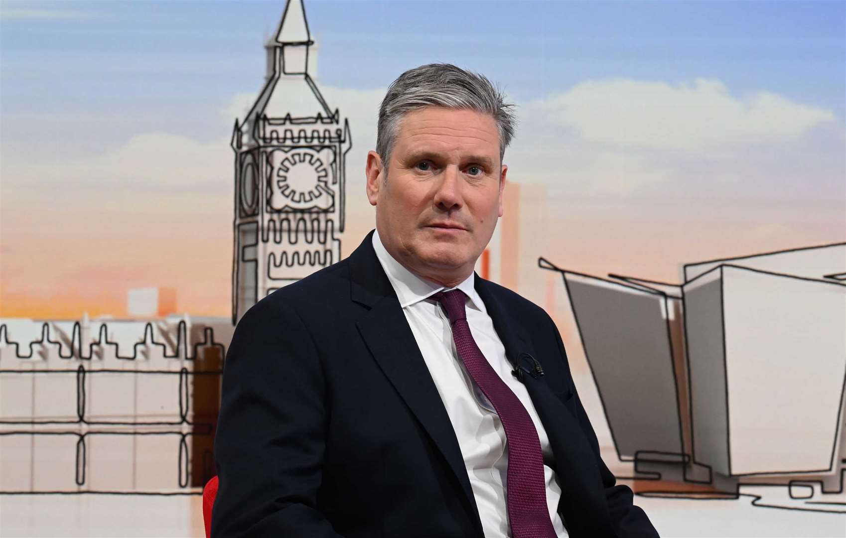 Sir Keir Starmer has said Labour will not overturn the policy if they get into power (Jeff Overs/BBC)