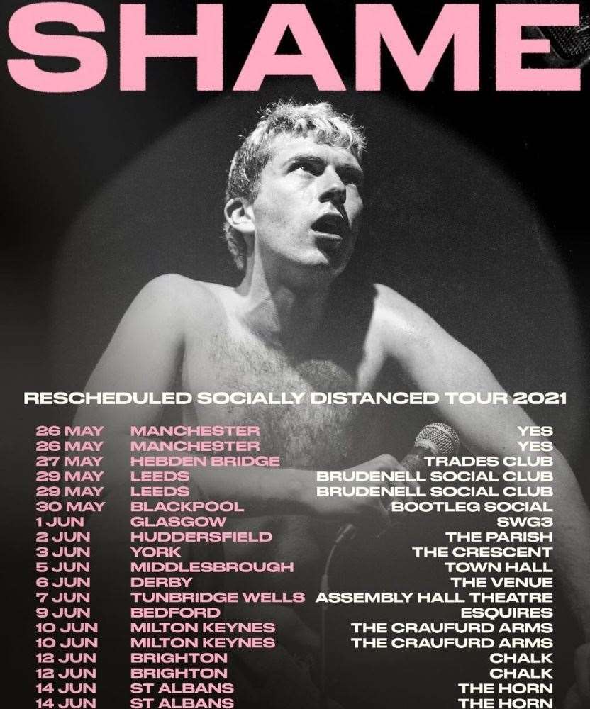 Shame's socially distanced tour has been up and down the country