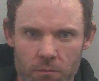 Keir Jackson has been jailed for burgling a Faversham business. Picture: Kent Police