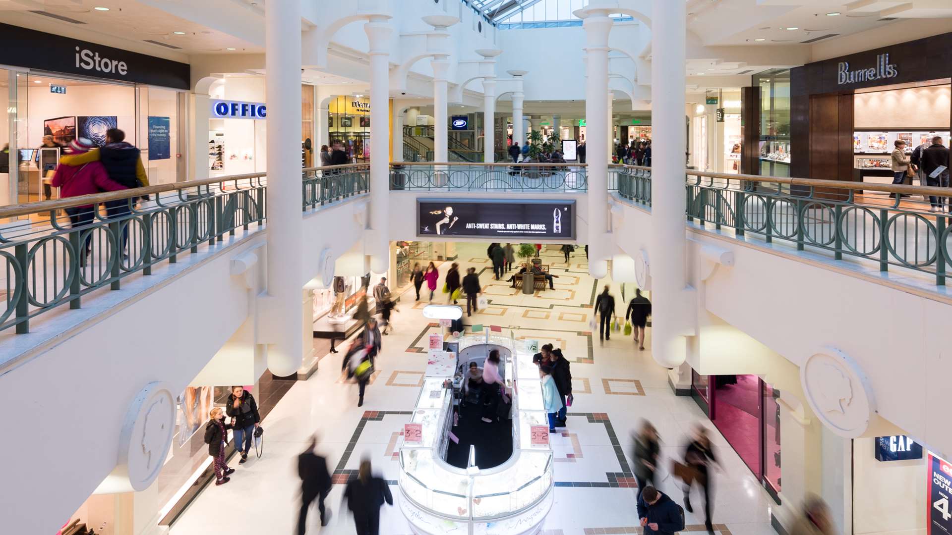 Royal Victoria Place Shopping Centre holds regular fashion shows and events