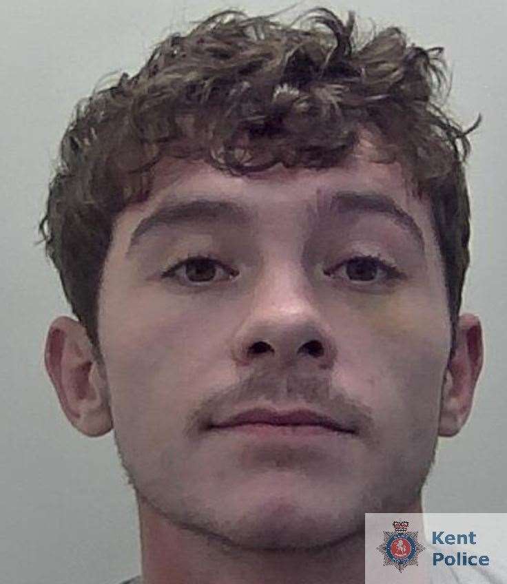 Ellis McKeown has been jailed for two and a half years Picture: Kent Police