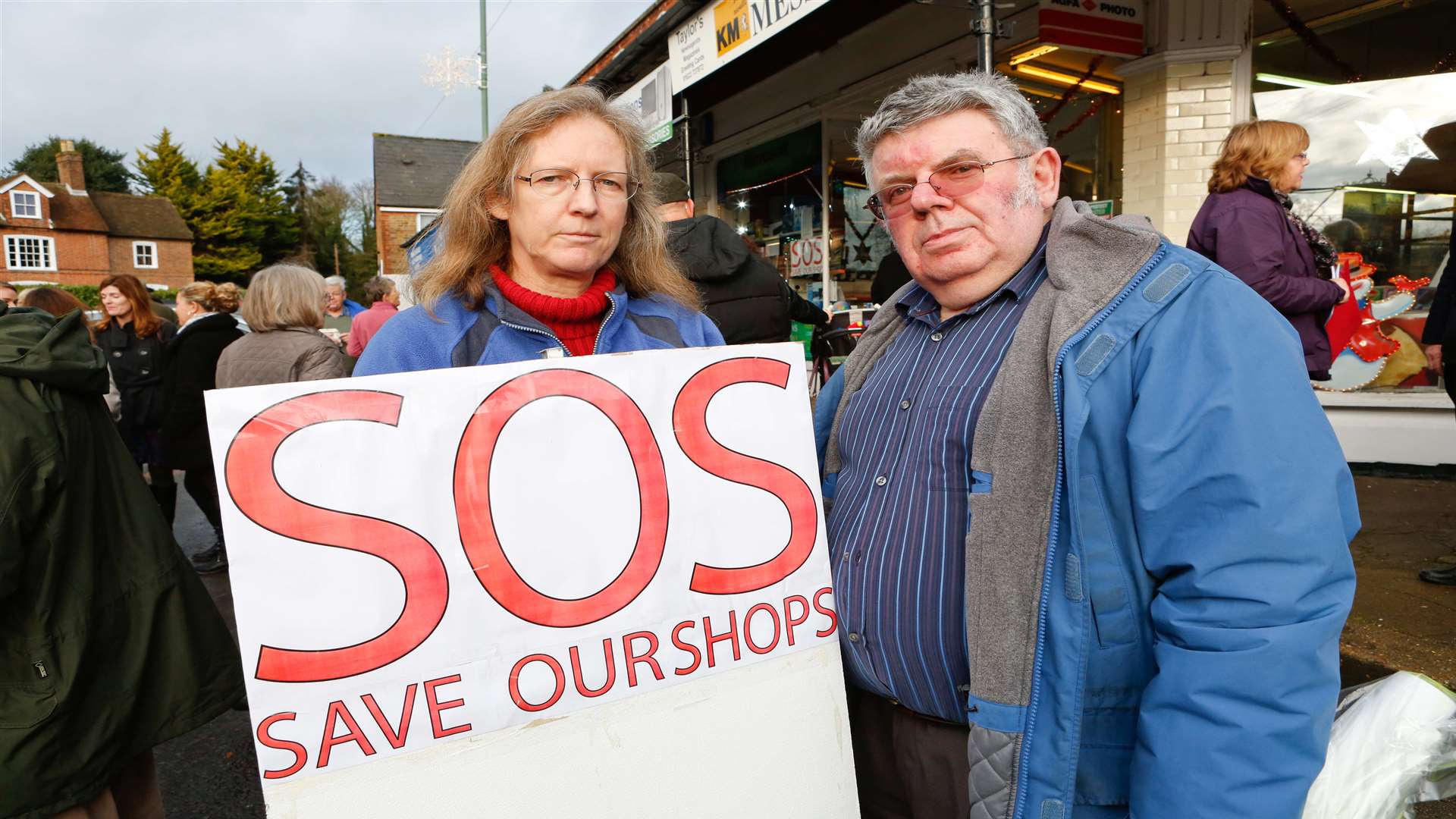 Mary Richards and Roger Vidler of the Bearsted and Thurnham Society