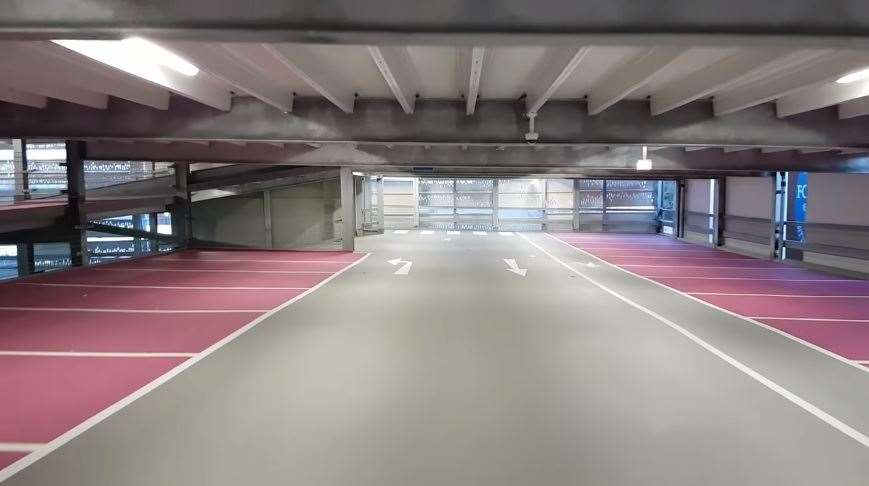 Level 2: purple bays at Sittingbourne's multi-storey car park. Picture: Morthren (14031940)