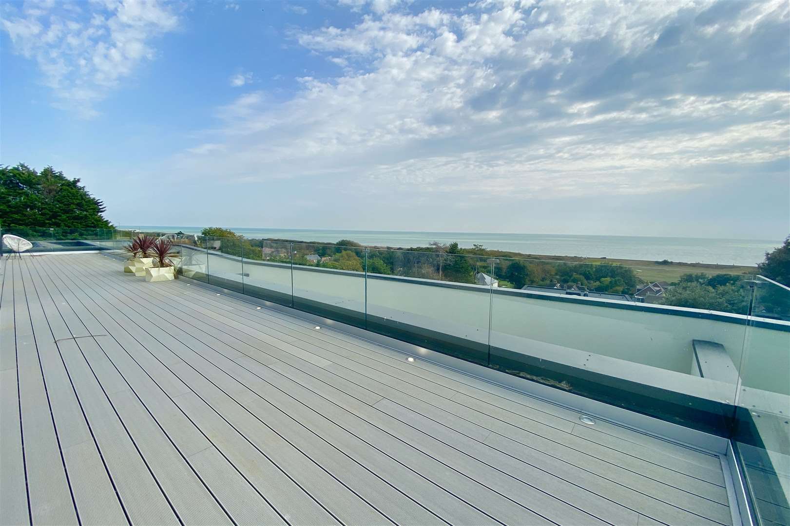 The penthouse has a sea view Picture: CR Child estate agents