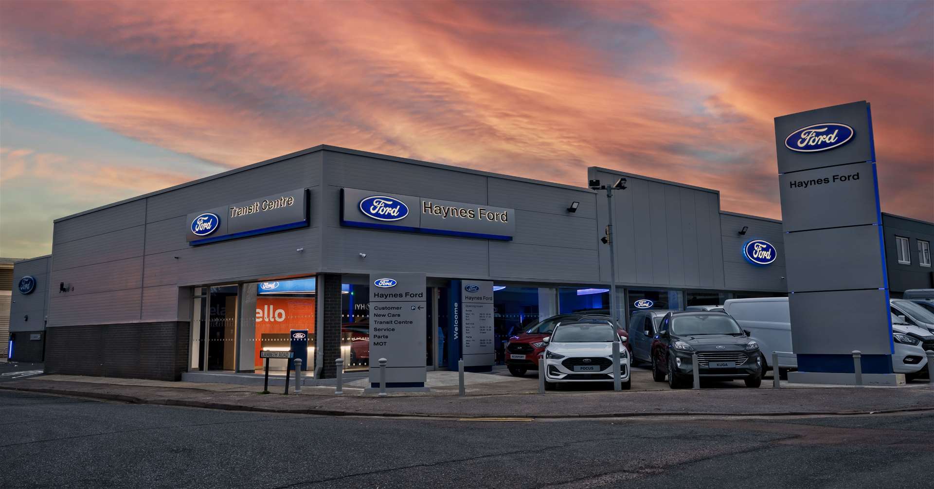 The new Haynes Ford Dealership on Westminster Road in Canterbury will feature Ford’s full range of both new cars and commercial vehicles.