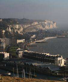 Dover Port from the Western Heights