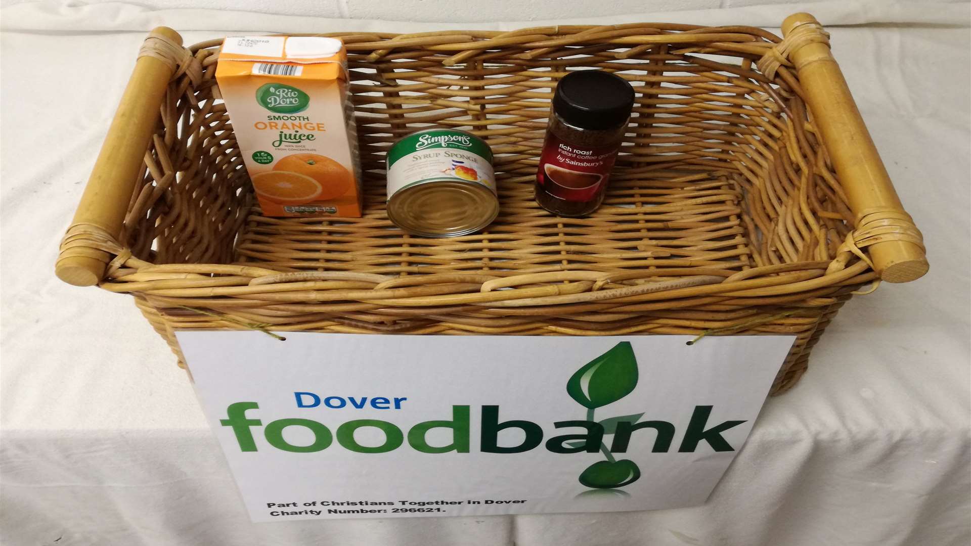 Illustration for Dover Foodbank's appeal in the run-up to Christmas. Picture courtesy of Dover Foodbank