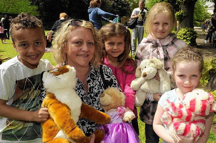 Children at last year's Big Bash get ready for the Teddy Bears' Picnic