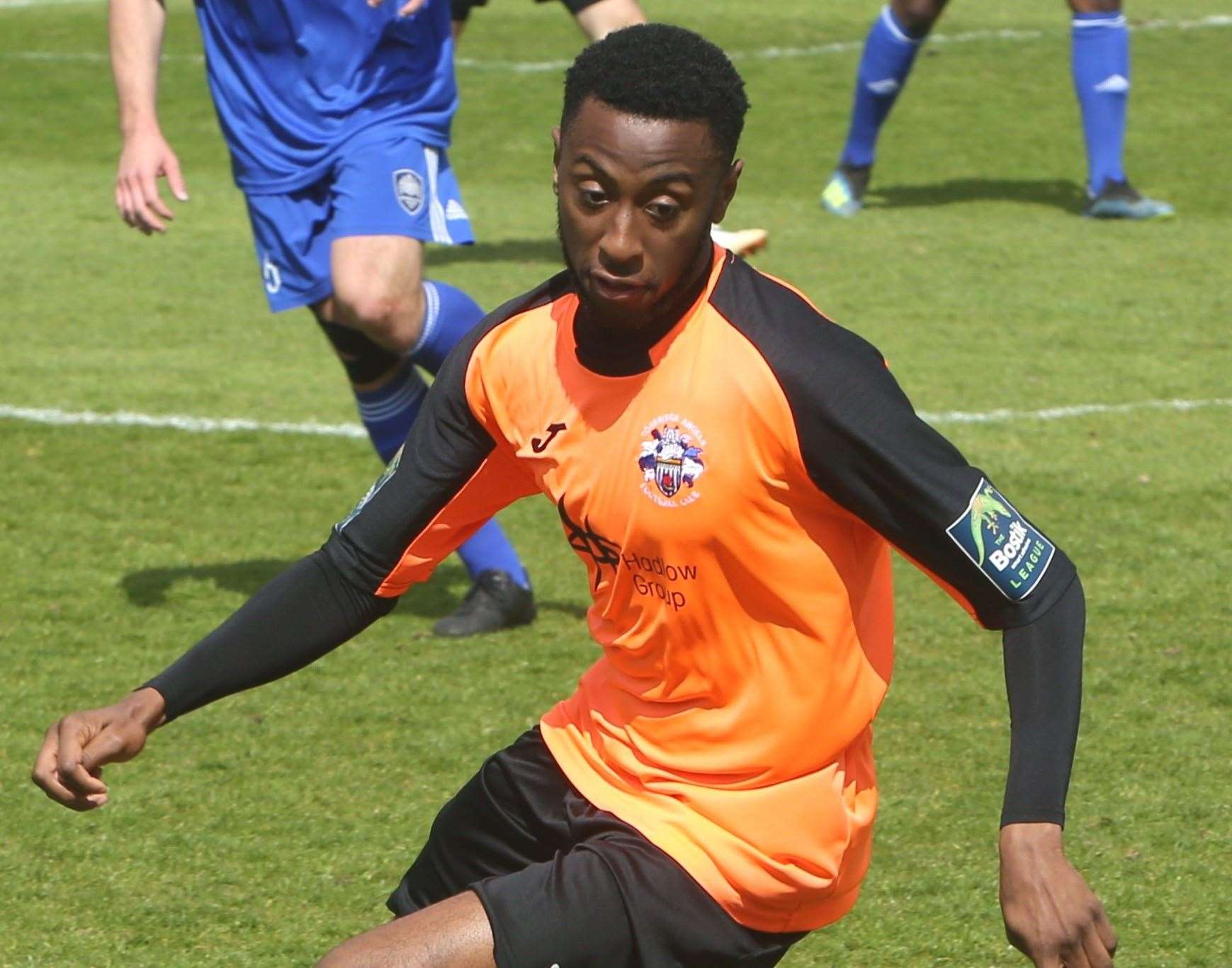 D'Sean Theobalds is staying at Tonbridge Picture: David Couldridge
