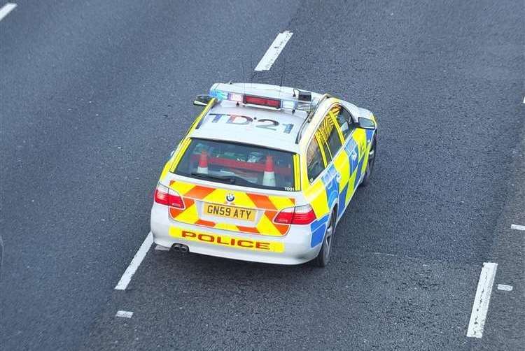 Emergency crews were called to the motorway overnight.