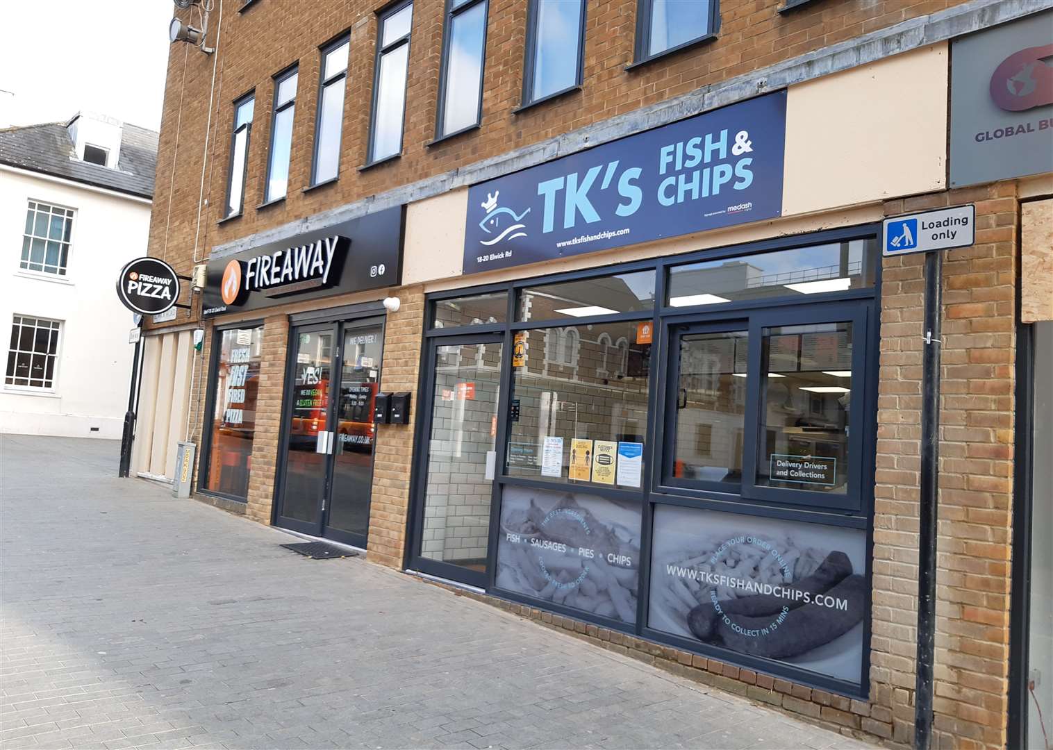 Two new takeaways - Fireaway Pizza and TK's Fish and Chips - have opened in Bank Street