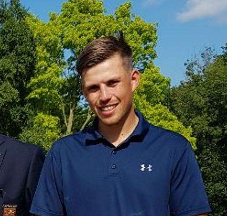 Canterbury Golf Club champion Josh Bristow