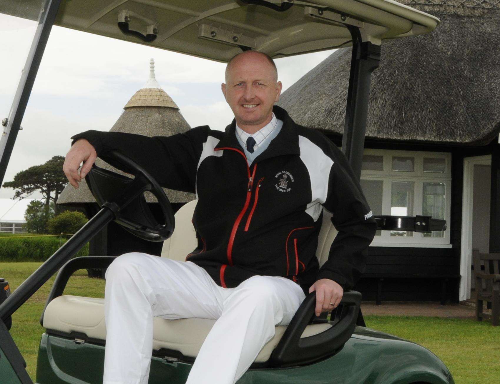 Grant Leggate, pictured at Royal St George's Golf Club in Sandwich in 2011