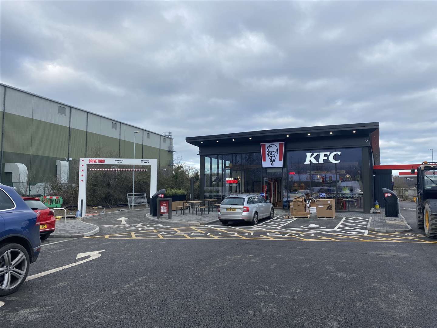 The KFC will open along the A256 at Port Richborough, near Sandwich