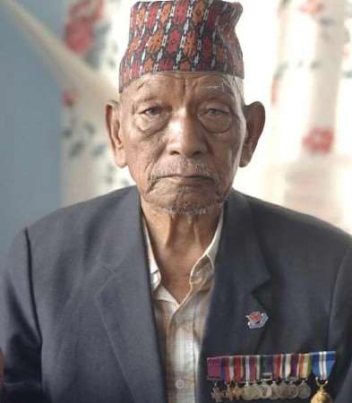 TUL BAHADUR PUN: awarded the VC for his bravery against the Japanese. Picture courtesy DAILY MIRROR