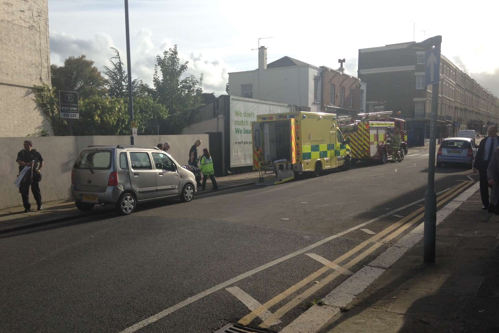 Accident in Harmer Street, Gravesend