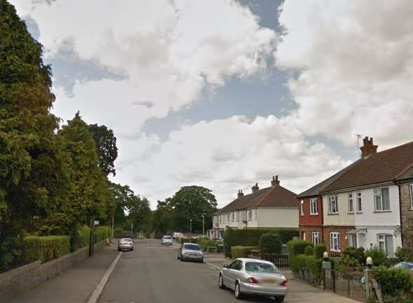 The pair were stopped by police in Kitchener Avenue, Chatham. Picture Google maps.