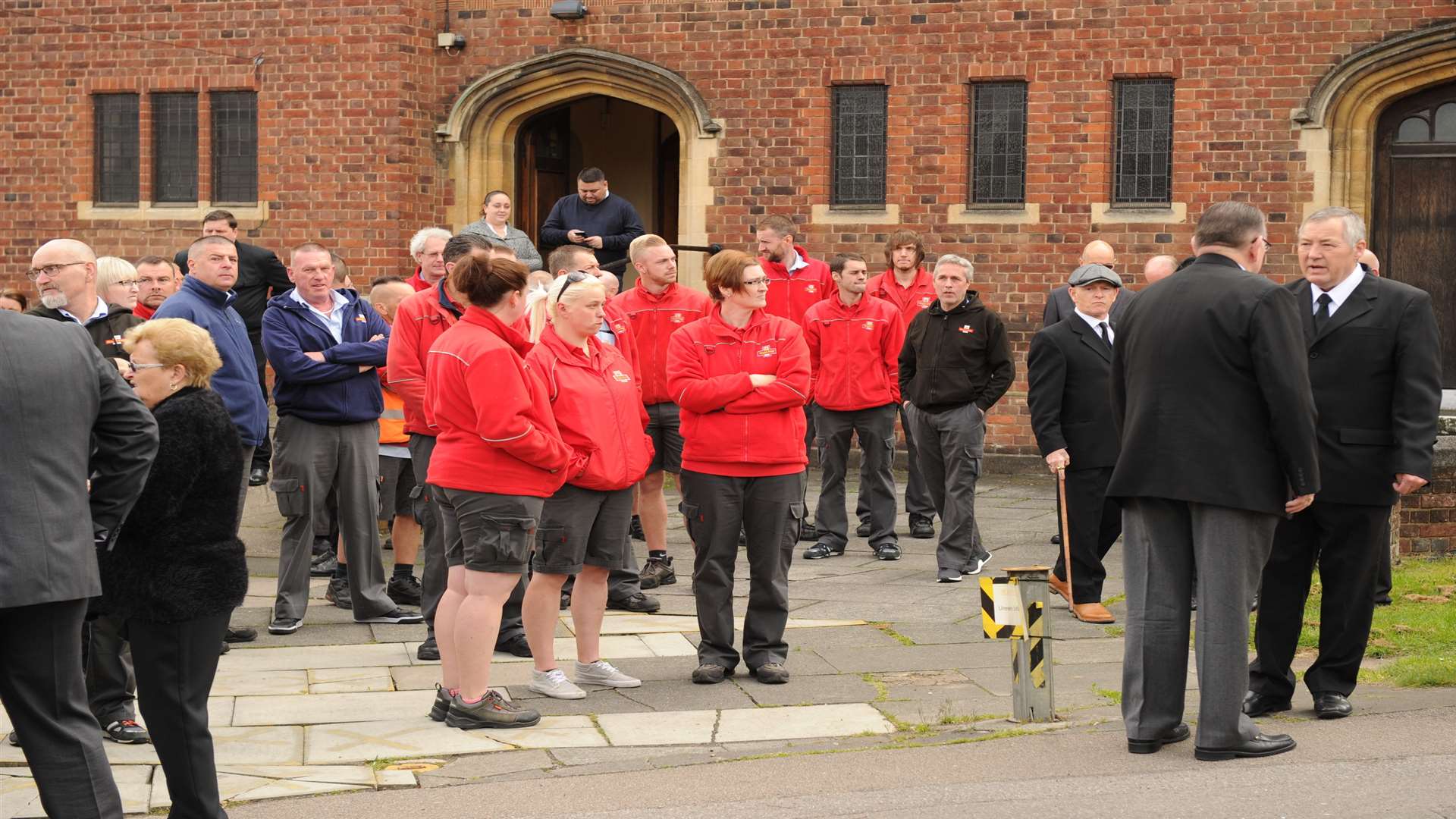 Colleagues from the Gillingham delivery office were among the mourners