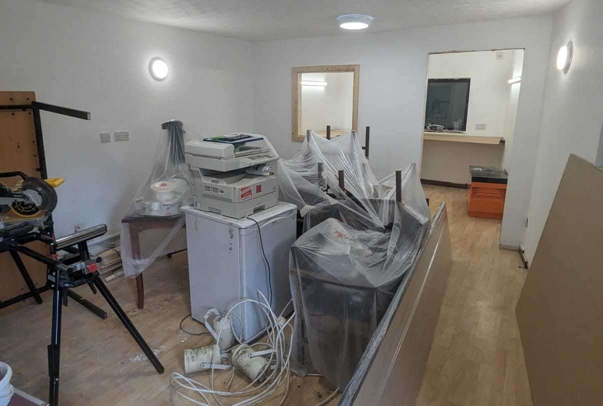 Lordswood FC's Martyn Grove is having a makeover, including a new boardroom and kitchen, plus refurbished changing rooms