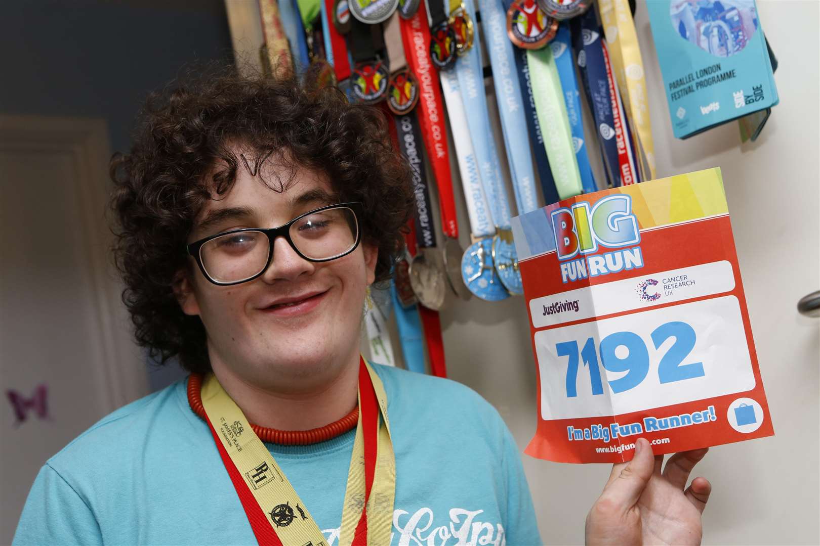 Owen has been taking part in 5k runs and other sports after getting a new wheelchair