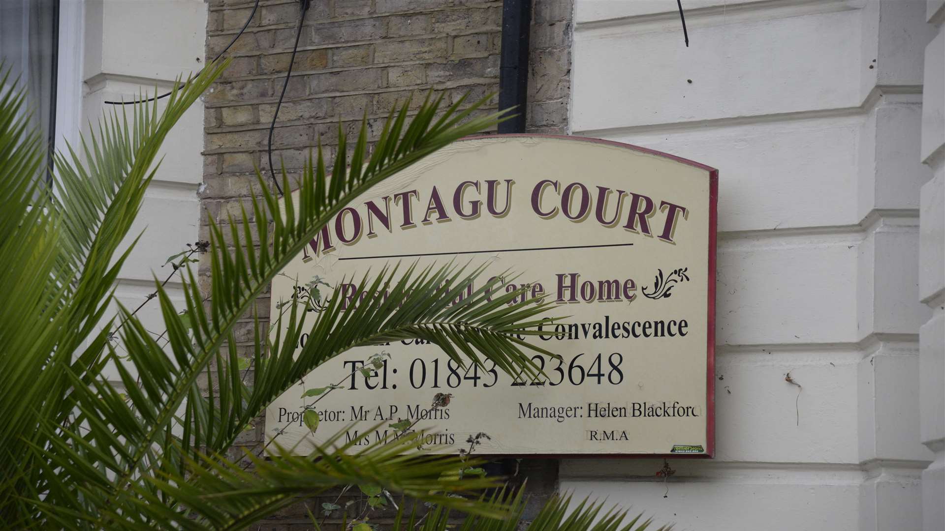 The Montagu Court Residential Home in Edgar Road, Margate