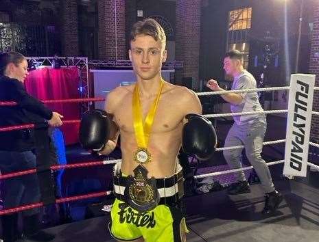 TKO Elite's Liudas Prusinskis Jr beat Tommy Mahoney for the KBX British Junior K1 title