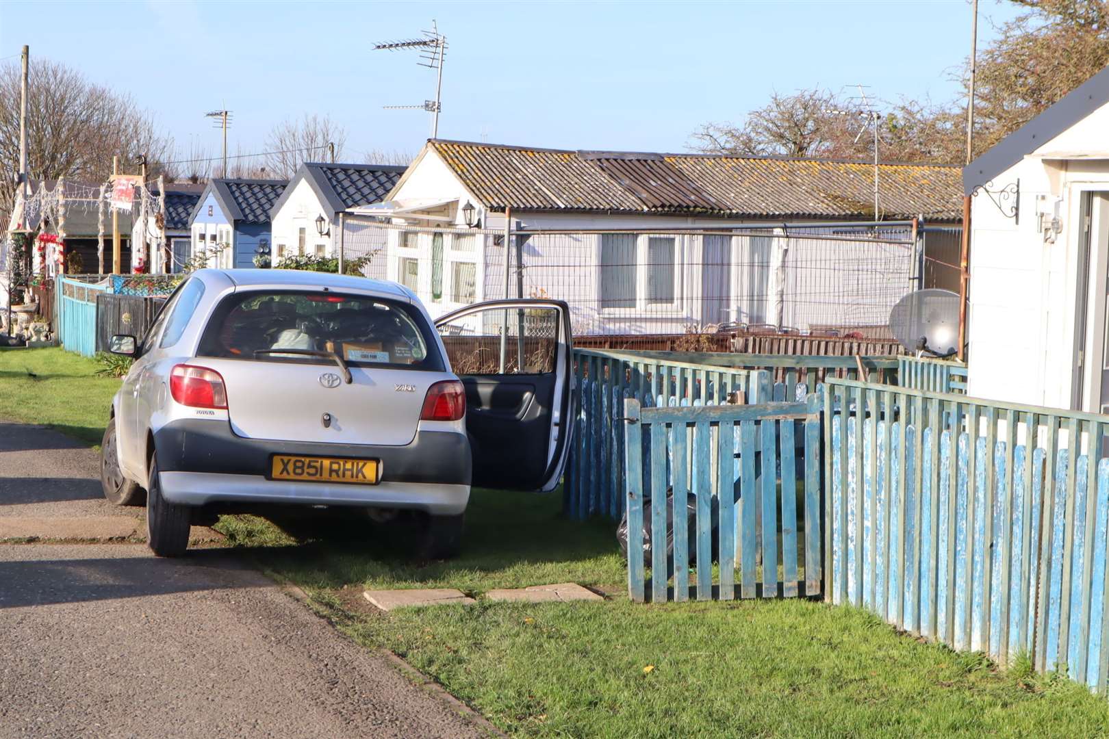 Residents were told to quit Eastern Road Holiday Park, Leysdown, by noon on Wednesday