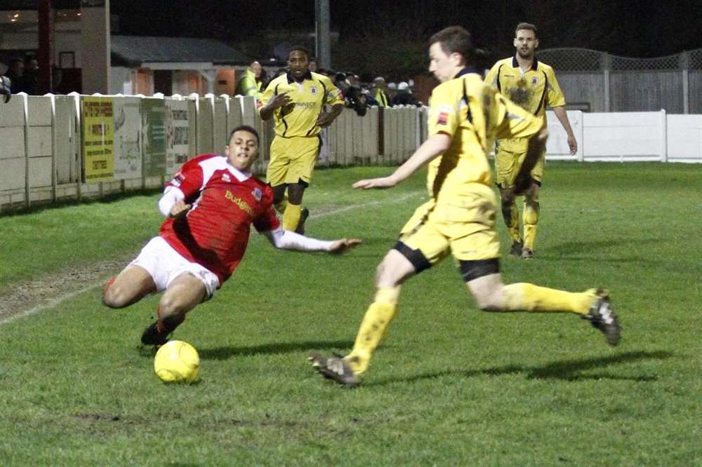 Aaron Simpson's future at Whitstable is in the balance.
