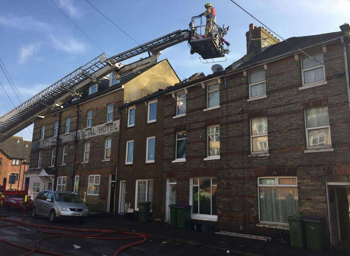 The fire service says it will be launching an investigation into the fire. Picture: Kent Fire and Rescue Service