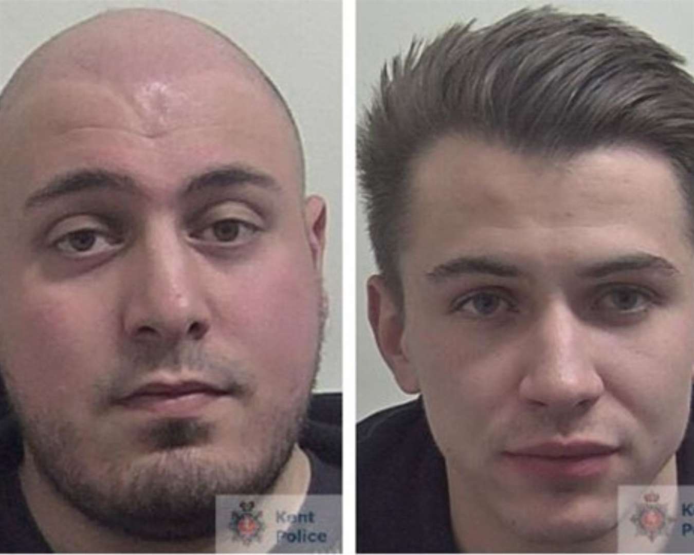 Hussein Alwari (left) and Cosmo Budd have both been jailed. Picture: Kent Police
