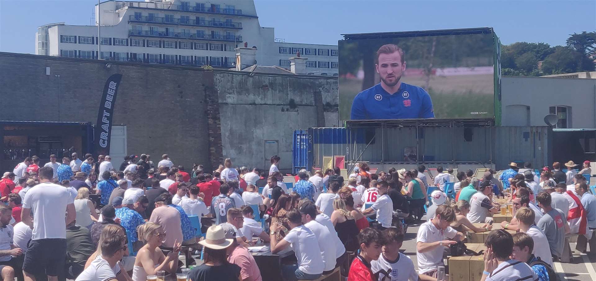 The Harbour Arm has screened all the games from the Euros