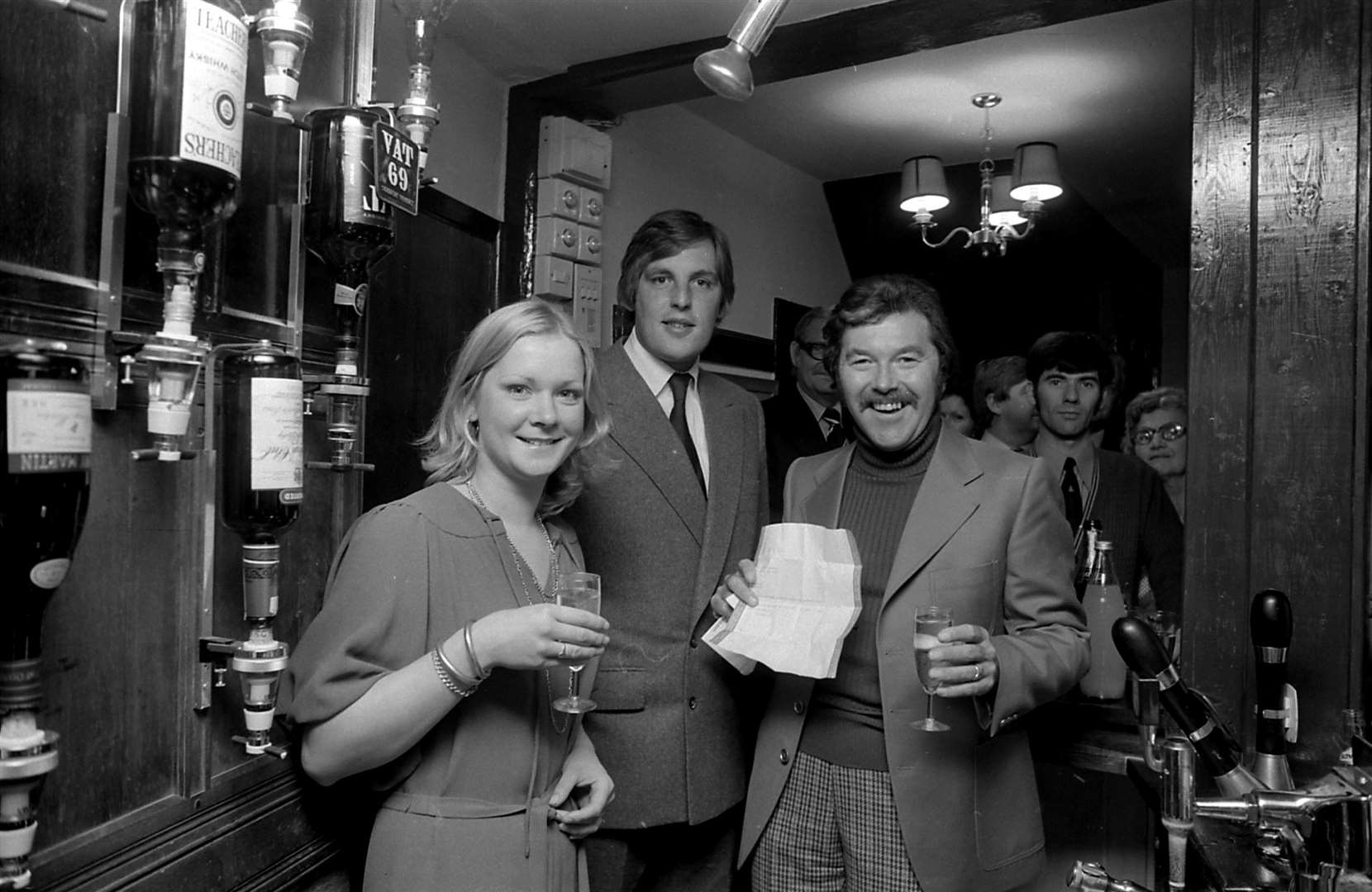 Simon and Maria Taylor with a telegram from Muhammad Ali's at the Miller's Arms in Canterbury in 1977, which they had renovated and reopened. The boxer was a a friend of Maria’s father, boxing promoter Mike Barrett, and the telegram read: “Please give your daughter, Maria, and husband, Simon, my best wishes and I wish them great success at the Miller’s Arms and hope it becomes The Greatest. The best of luck from The Greatest, Muhammad Ali.”