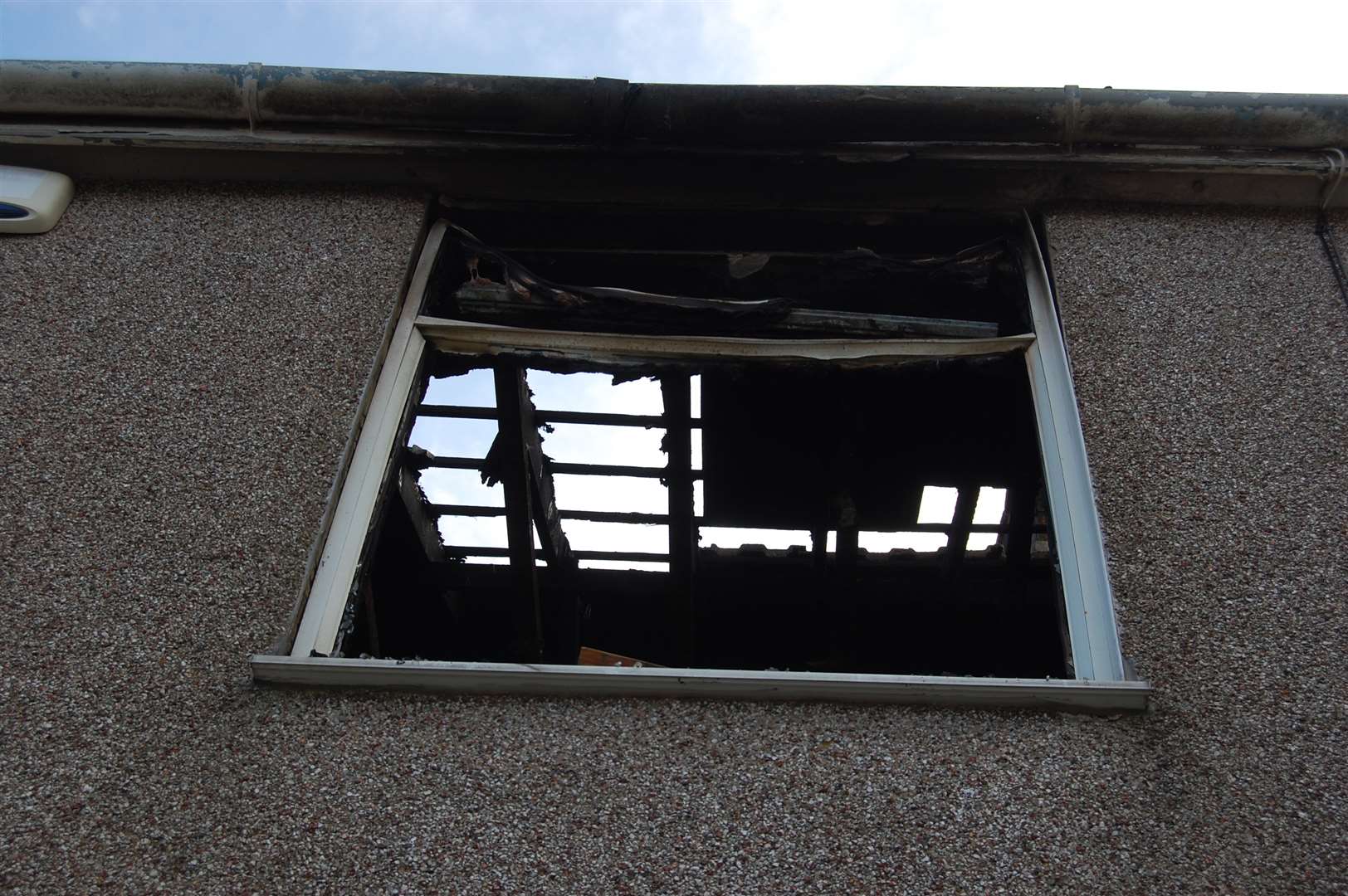 A fire tore through a terraced house in Craylands Lane, Swanscombe.
