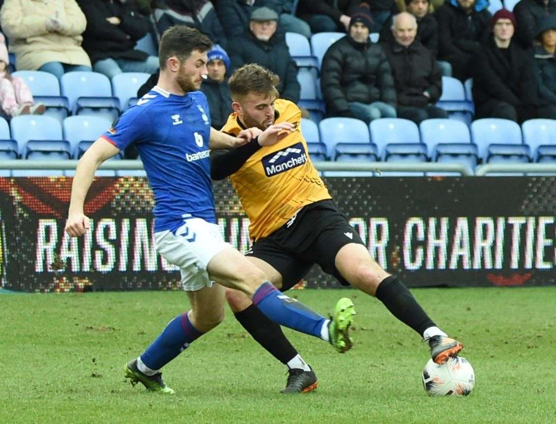 Maidstone United midfielder Regan Booty. Picture: Steve Terrell