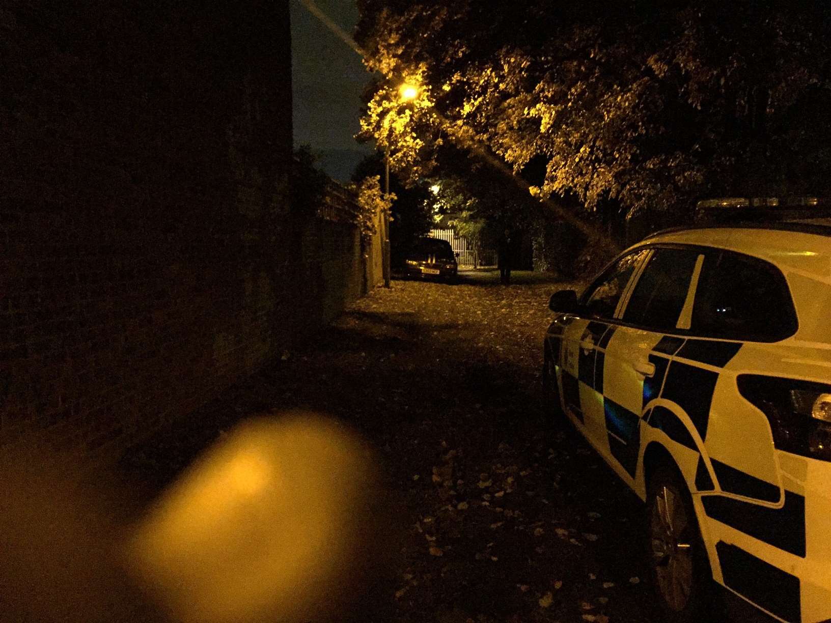 The car involved in the hit and run was dumped in an alleyway off London Road, Gravesend